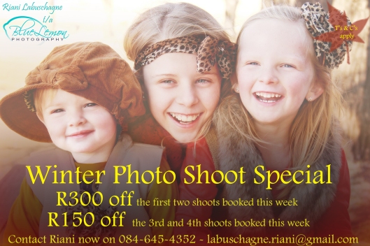 Winter photo shoot special